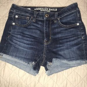 High rise shorts